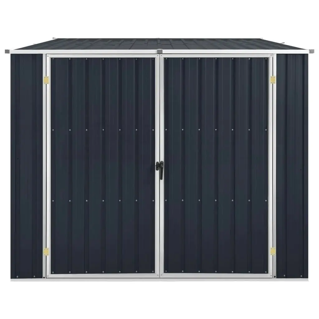 Garden Shed Anthracite 195x198x159 cm Galvanised Steel 46255