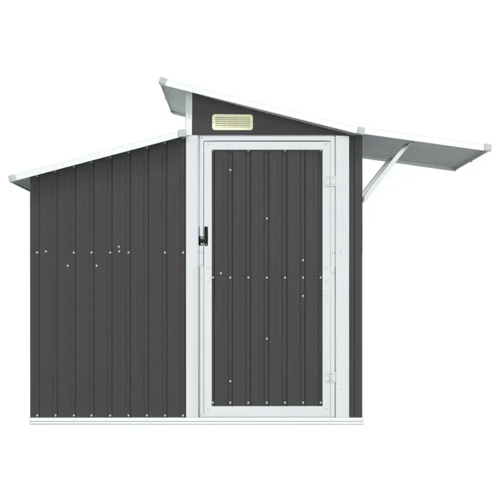 Garden Shed Anthracite 270x130x208.5 cm Galvanised Steel 316244