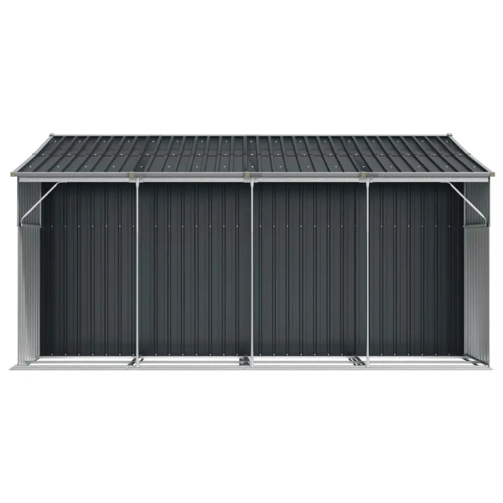 Garden Shed Anthracite 277x365.5x179 cm Galvanised Steel 3188294