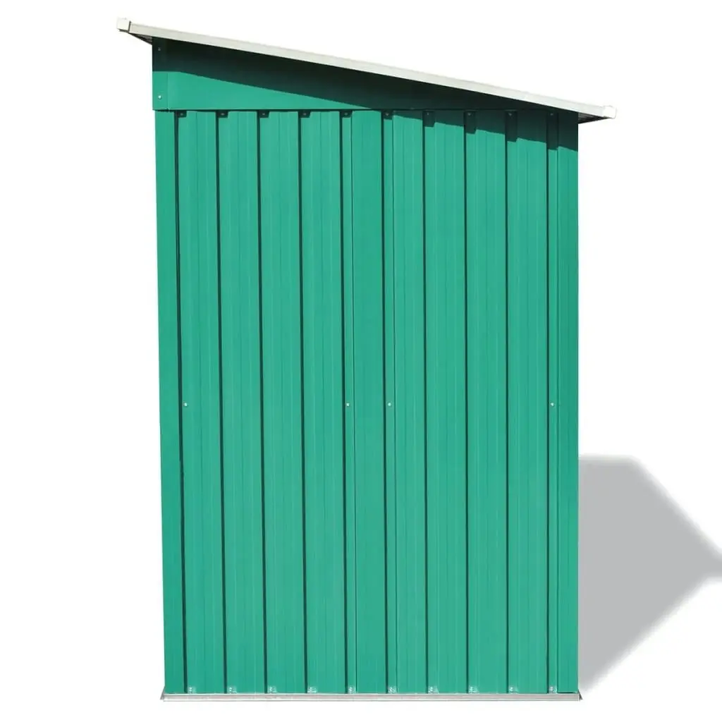 Garden Shed Green Metal 42908