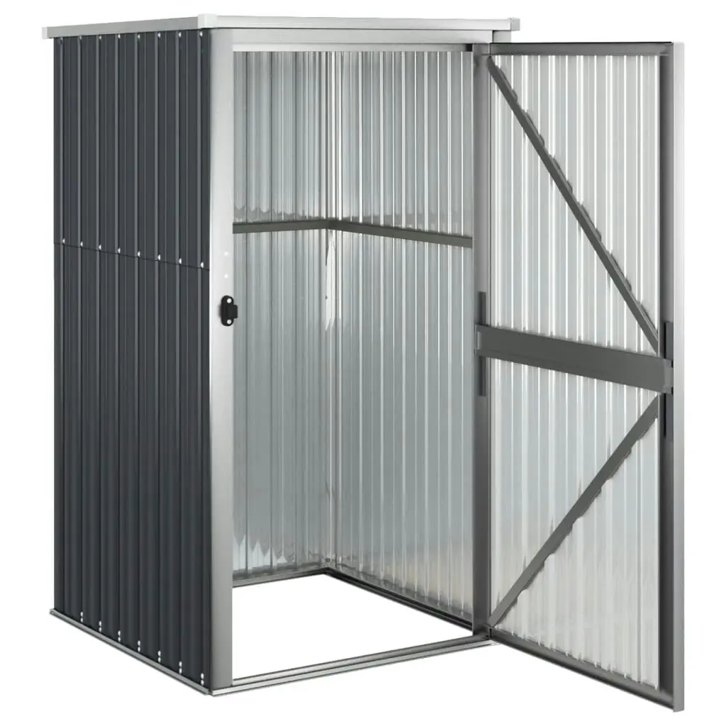 Garden Tool Shed Anthracite 88x89x161 cm Galvanised Steel 316207