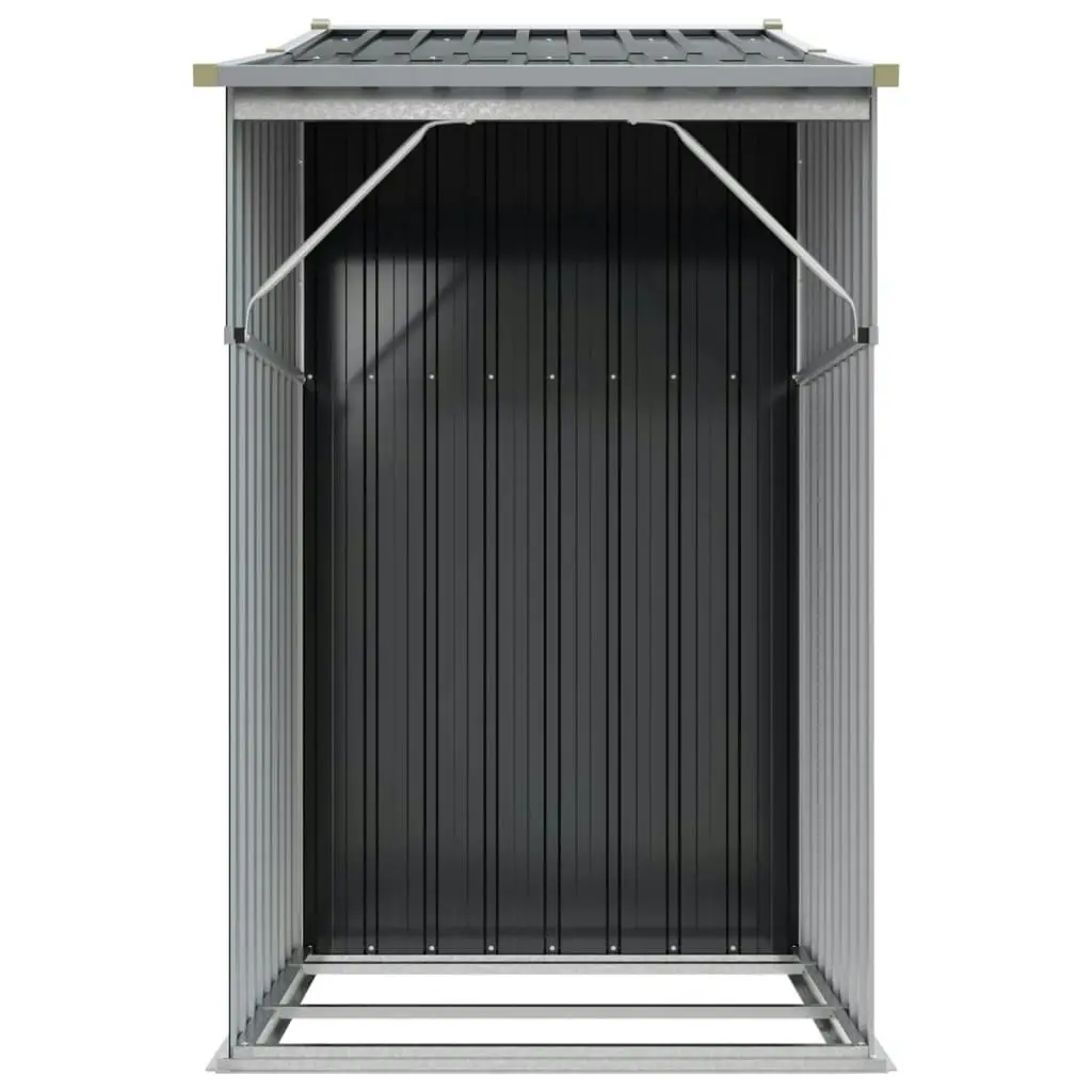 Garden Shed Anthracite 277x93x179 cm Galvanised Steel 364518