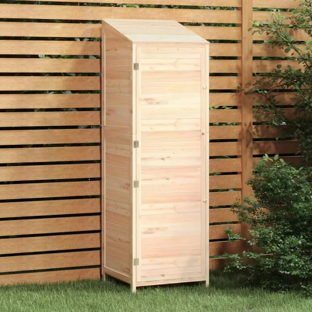 Garden Shed 55x52x174.5 cm Solid Wood Fir 152186