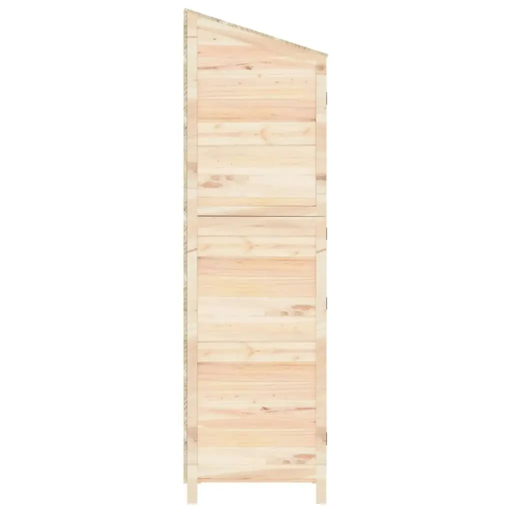 Garden Shed 55x52x174.5 cm Solid Wood Fir 152186