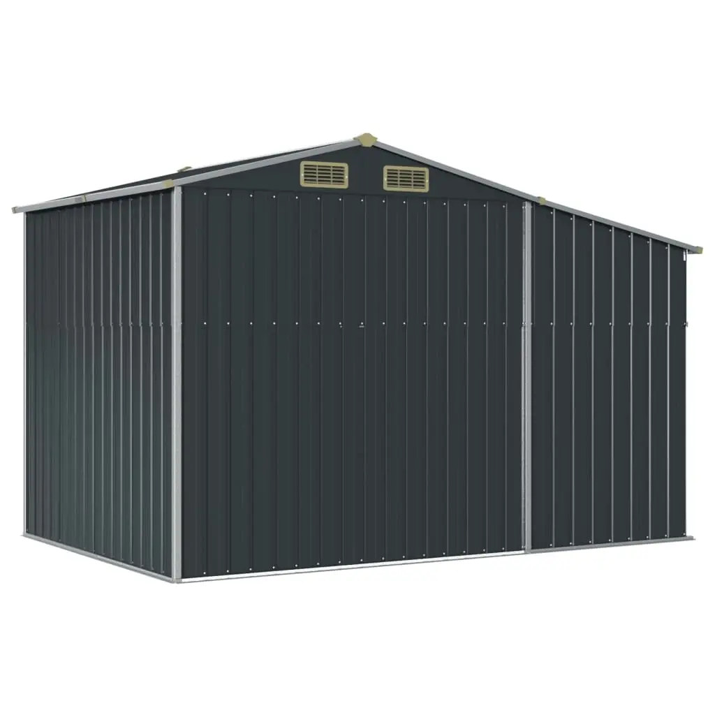 Garden Shed Anthracite 277x192.5x179 cm Galvanised Steel 3188292