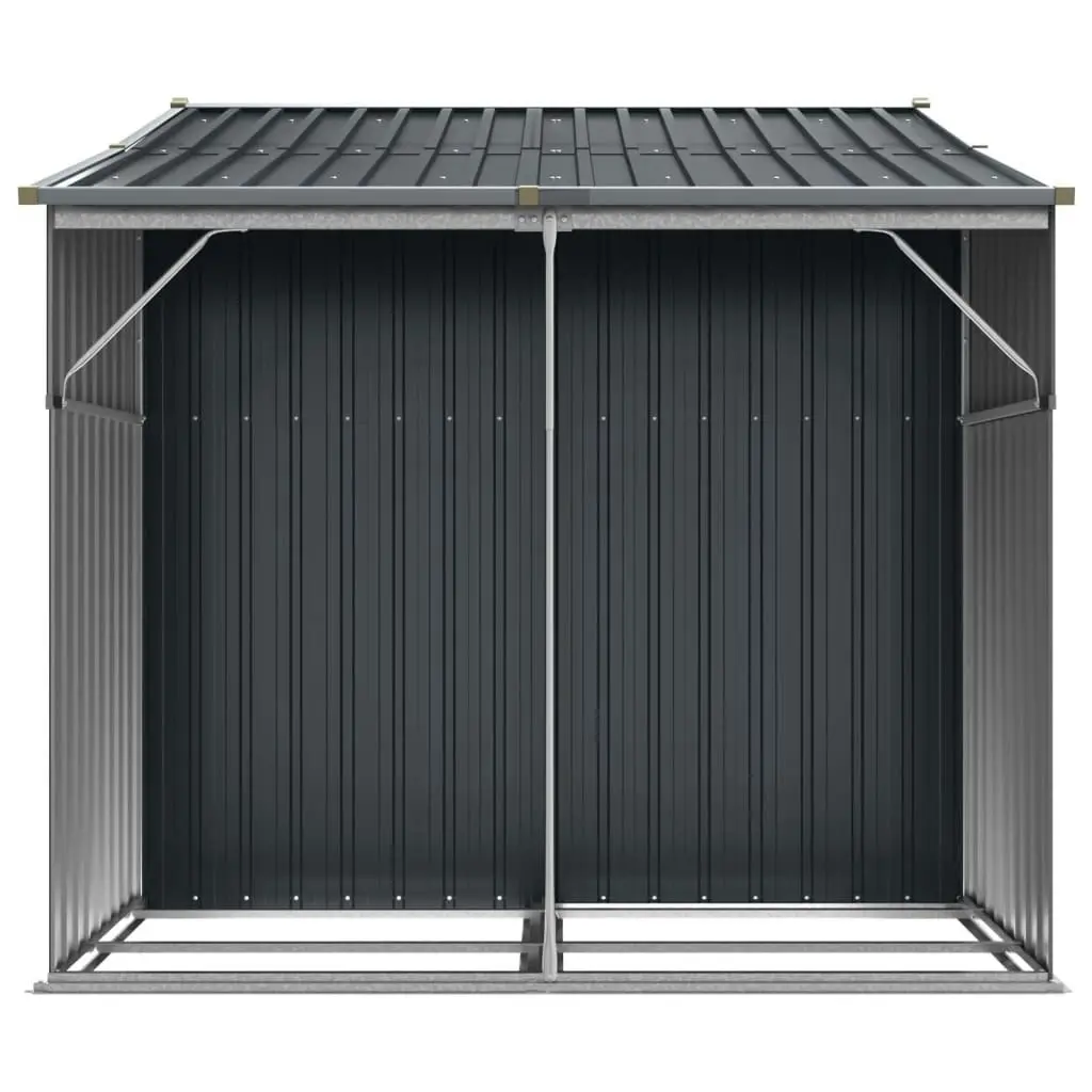 Garden Shed Anthracite 277x192.5x179 cm Galvanised Steel 3188292