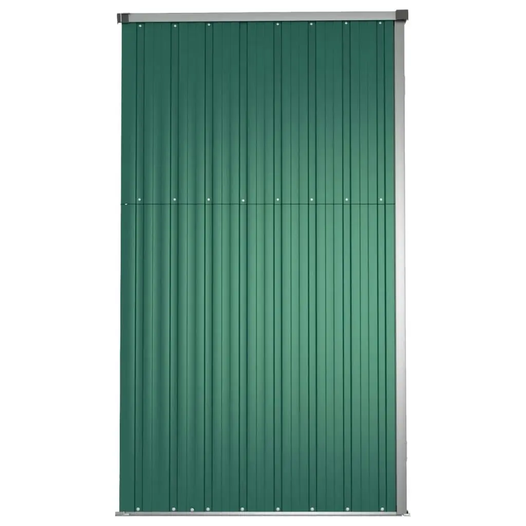 Garden Tool Shed Green 161x89x161 cm Galvanised Steel 316209