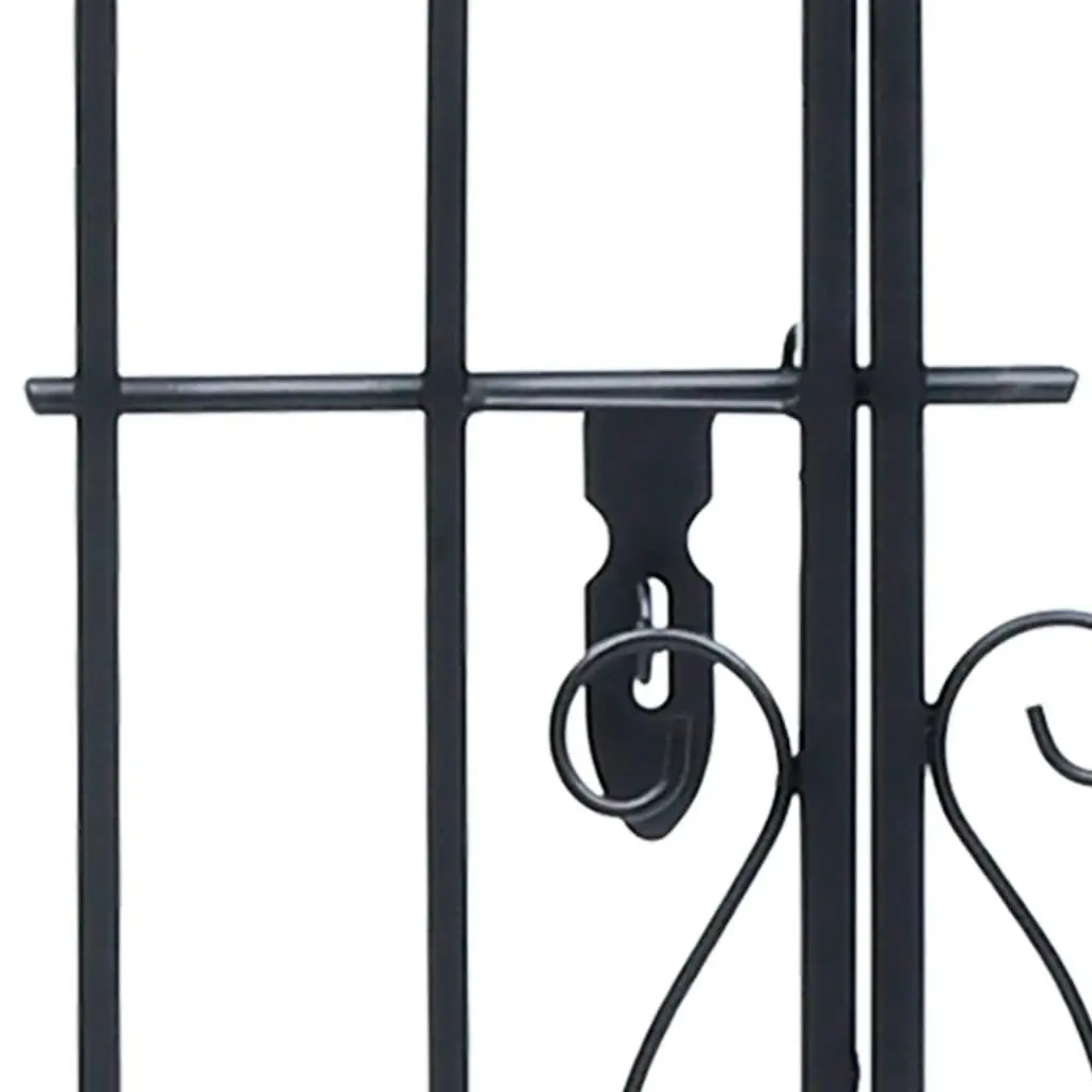 Ornamental Garden Gate Wrought Iron 122x20.5x160 cm 49420