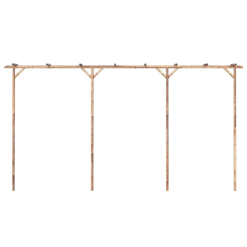 Pergola Bamboo 385x40x205 cm 341747