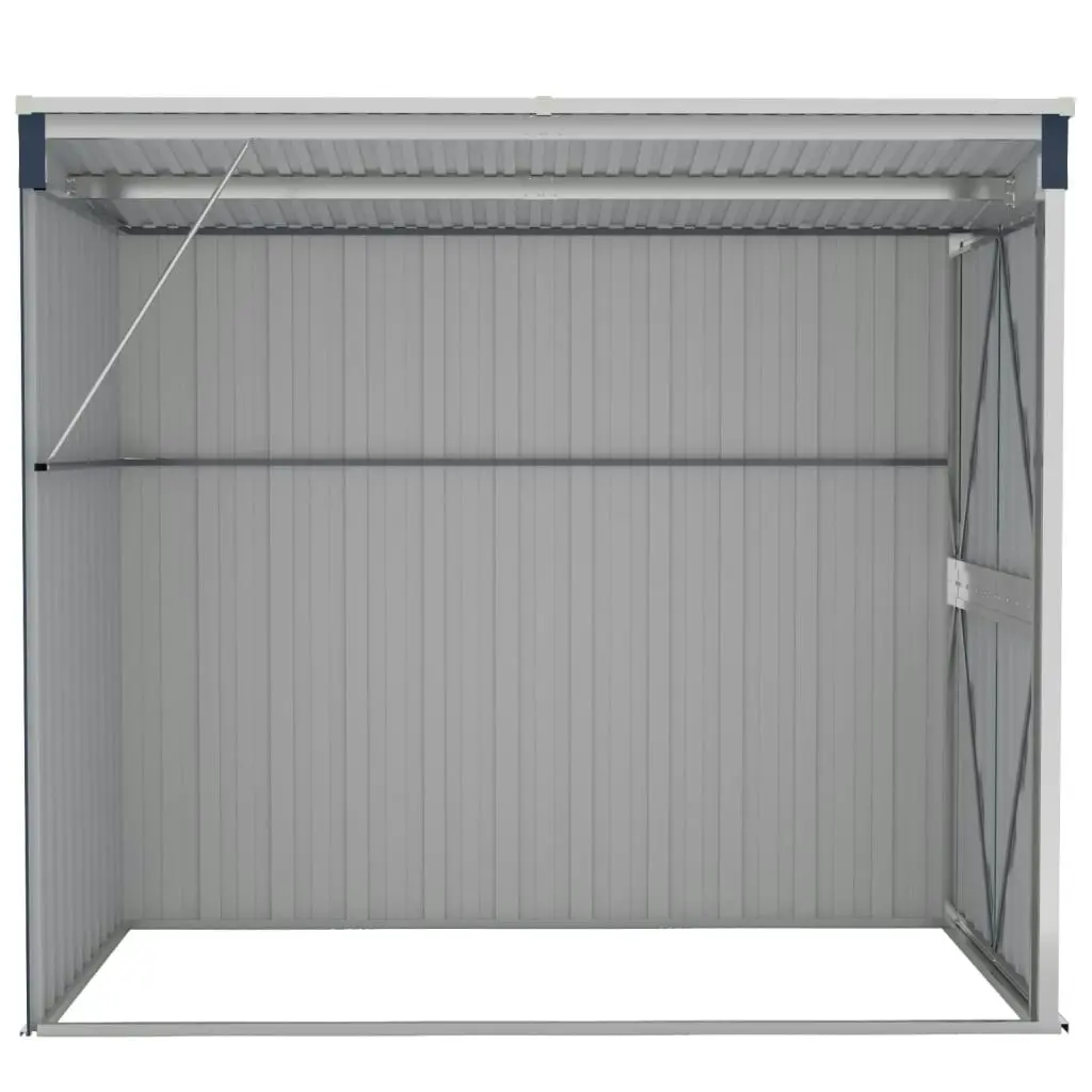 Wall-mounted Garden Shed Anthracite 118x194x178 cm Steel 316223