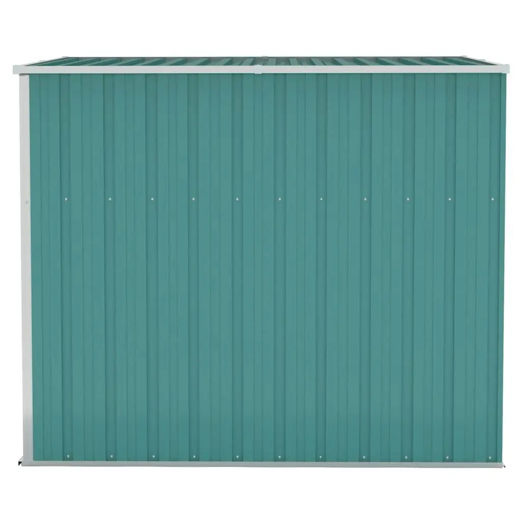 Wall-mounted Garden Shed Green 118x194x178 cm Galvanised Steel 316221