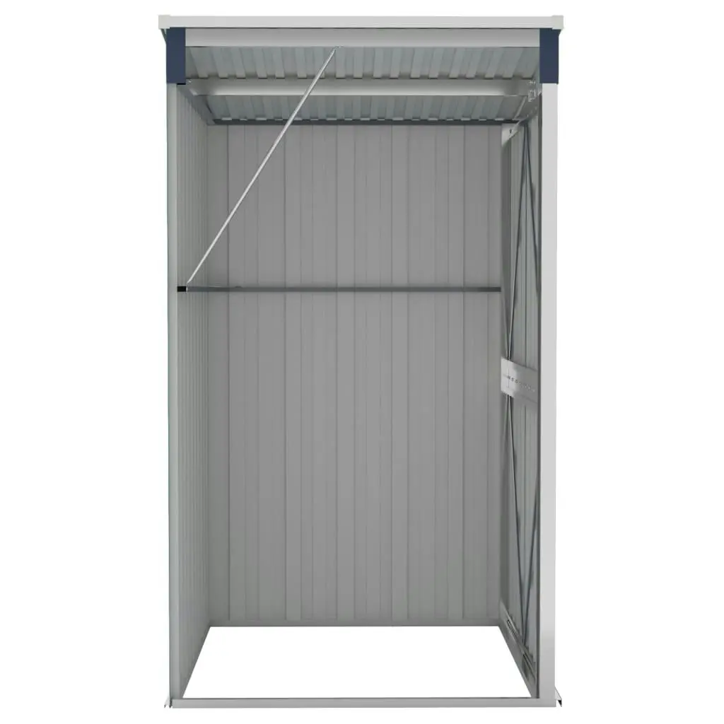 Wall-mounted Garden Shed Anthracite 118x100x178 cm Steel 316219