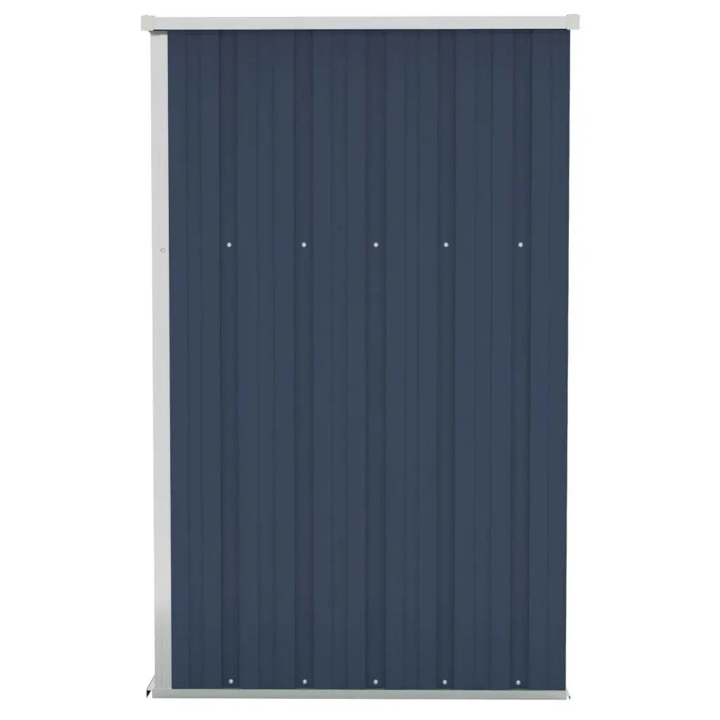 Wall-mounted Garden Shed Anthracite 118x100x178 cm Steel 316219