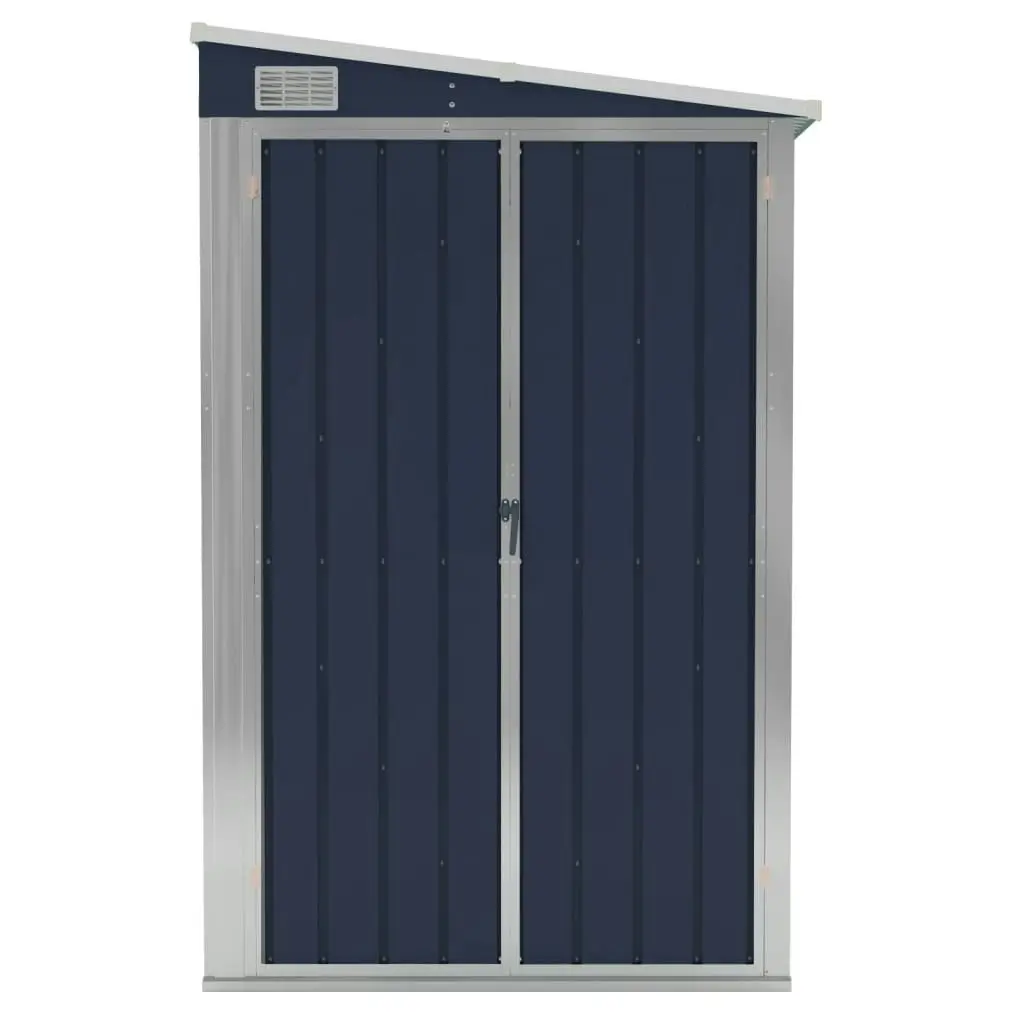 Wall-mounted Garden Shed Anthracite 118x100x178 cm Steel 316219