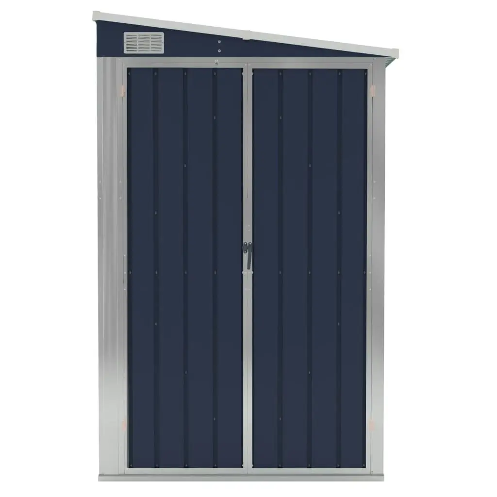 Wall-mounted Garden Shed Anthracite 118x382x178 cm Steel 316231