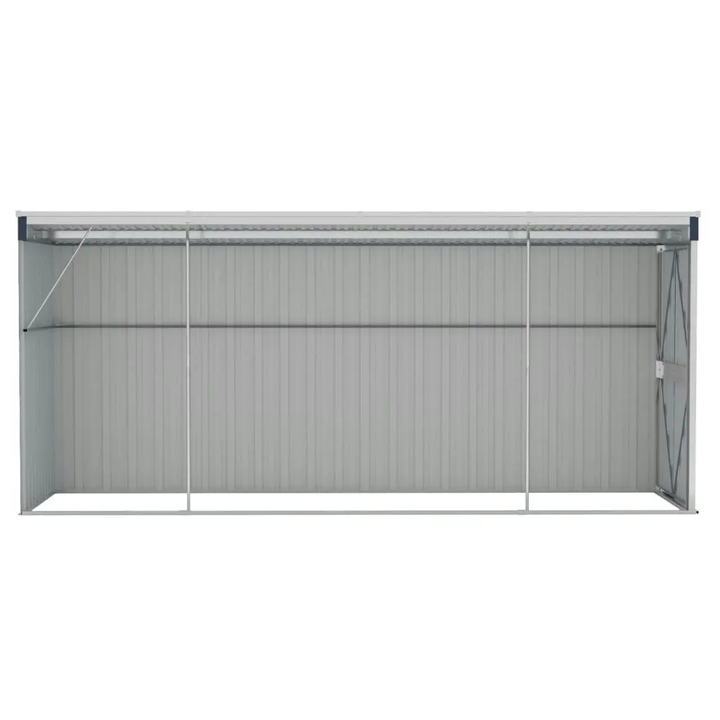 Wall-mounted Garden Shed Anthracite 118x382x178 cm Steel 316231