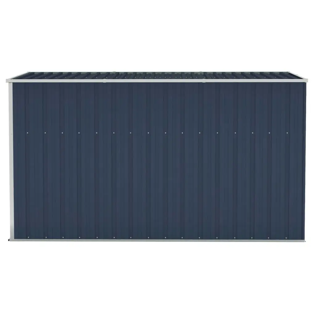 Wall-mounted Garden Shed Anthracite 118x288x178 cm Steel 316227