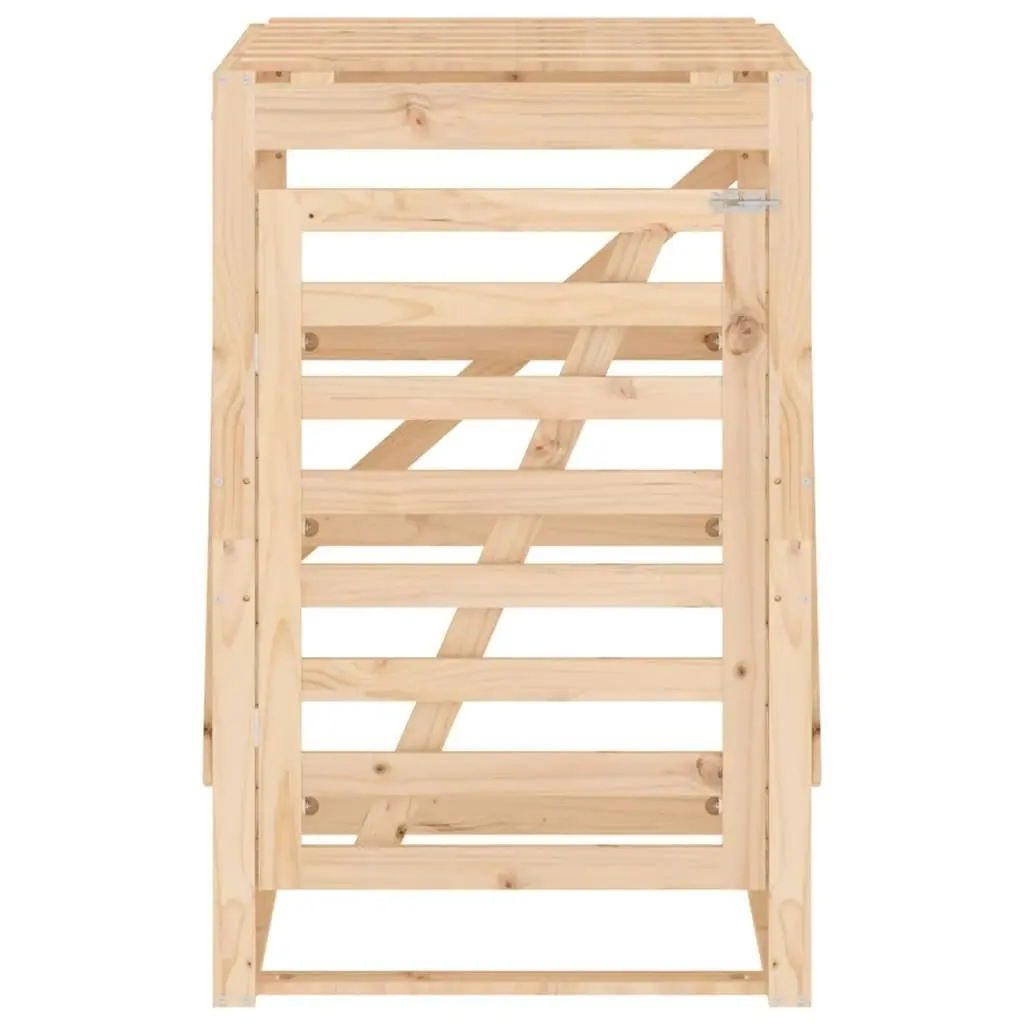 Wheelie Bin Storage 84x90x128.5 cm Solid Wood Pine 825100