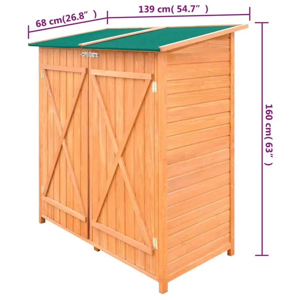 Wooden Shed Garden Tool Shed Storage Room Large 170168