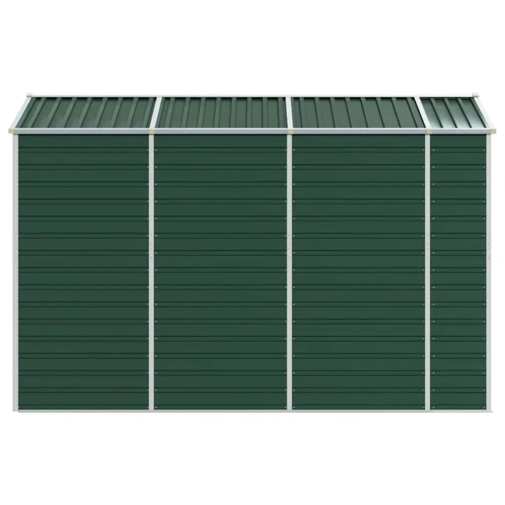 Garden Shed Green 191x300x198 cm Galvanised Steel 3188233