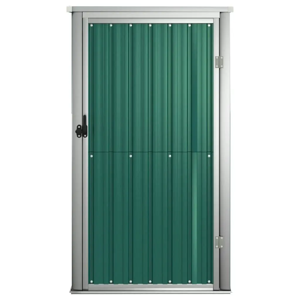 Garden Tool Shed Green 88x89x161 cm Galvanised Steel 316205