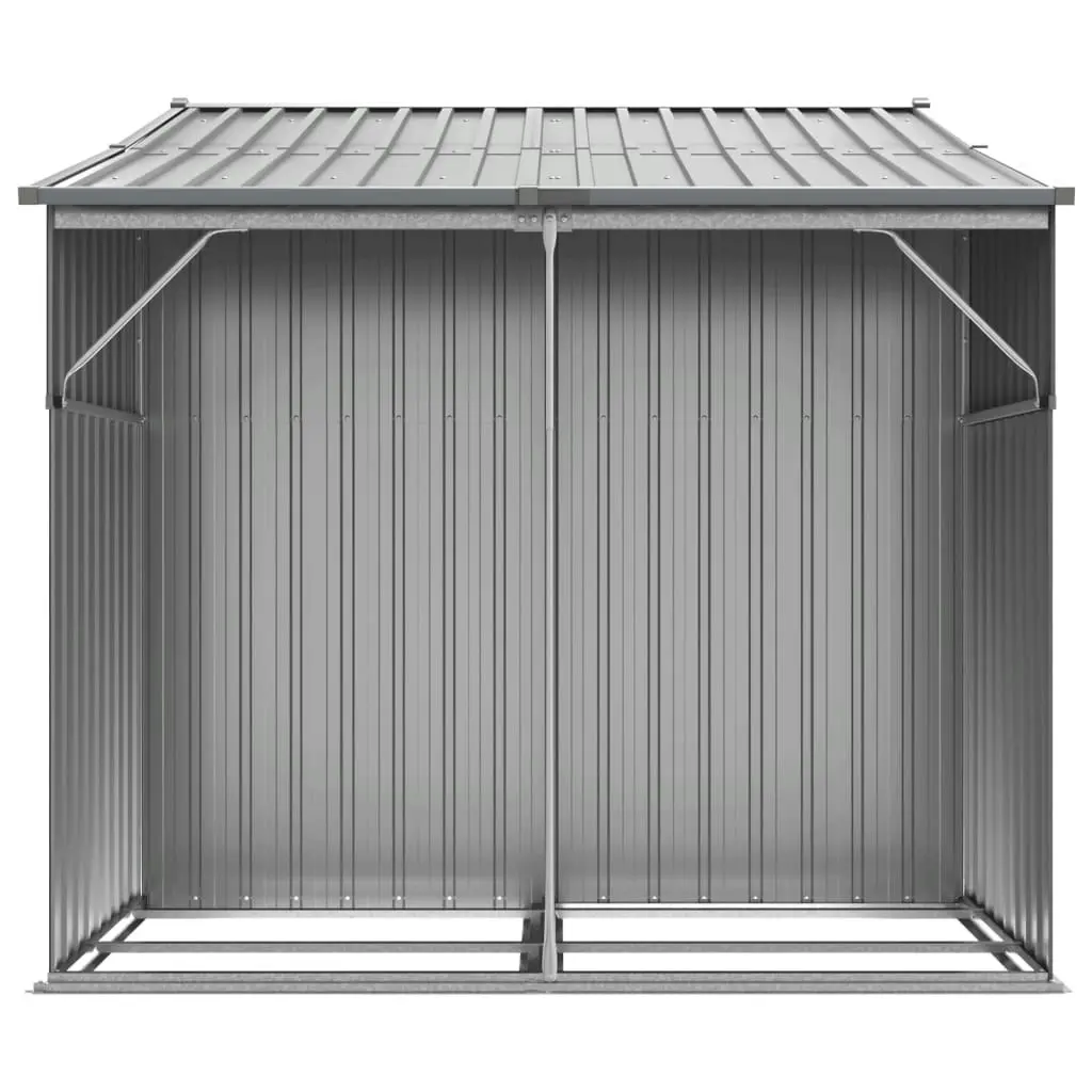 Garden Shed Grey 277x192.5x179 cm Galvanised Steel 3188289