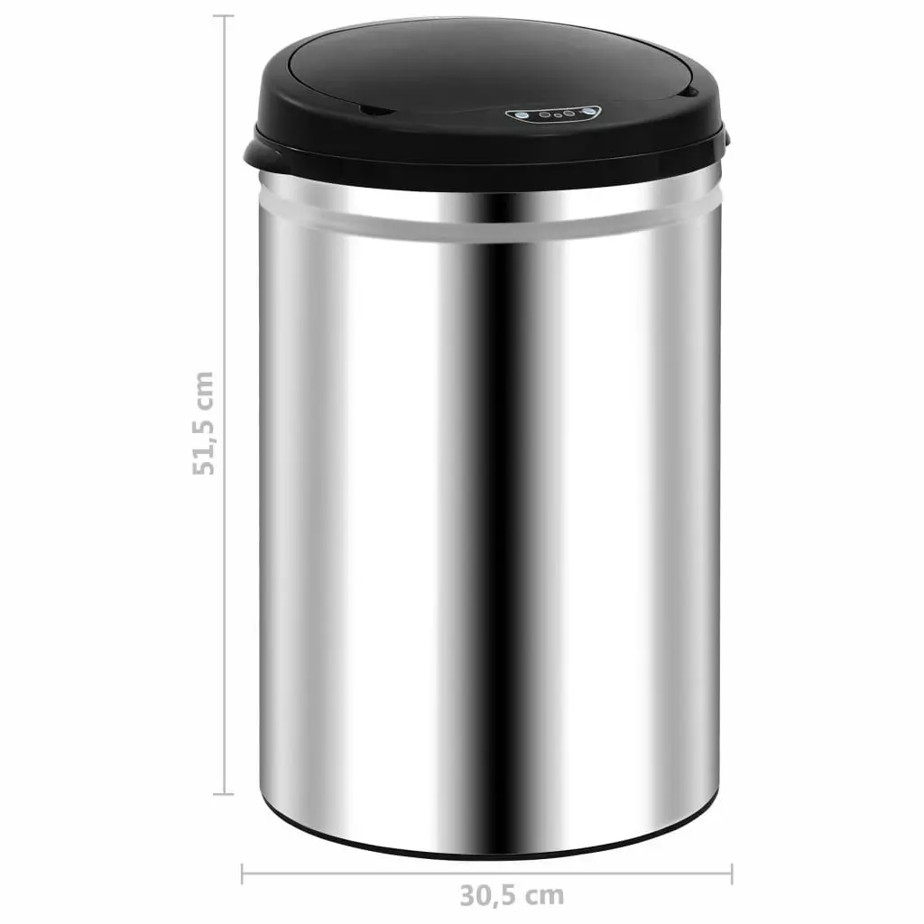 Automatic Sensor Dustbin 30 L Stainless Steel 322692