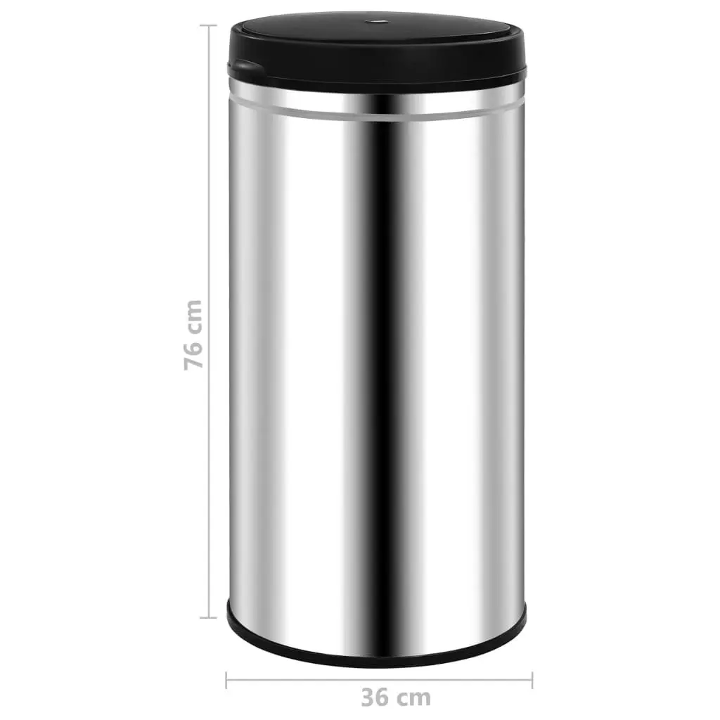 Automatic Sensor Dustbin 70 L Stainless Steel 322696