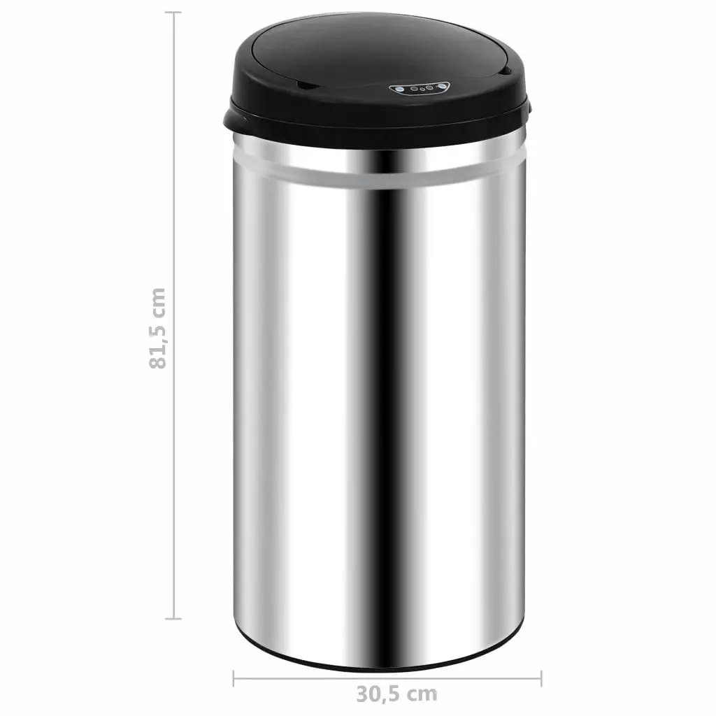 Automatic Sensor Dustbin 50 L Stainless Steel 322694