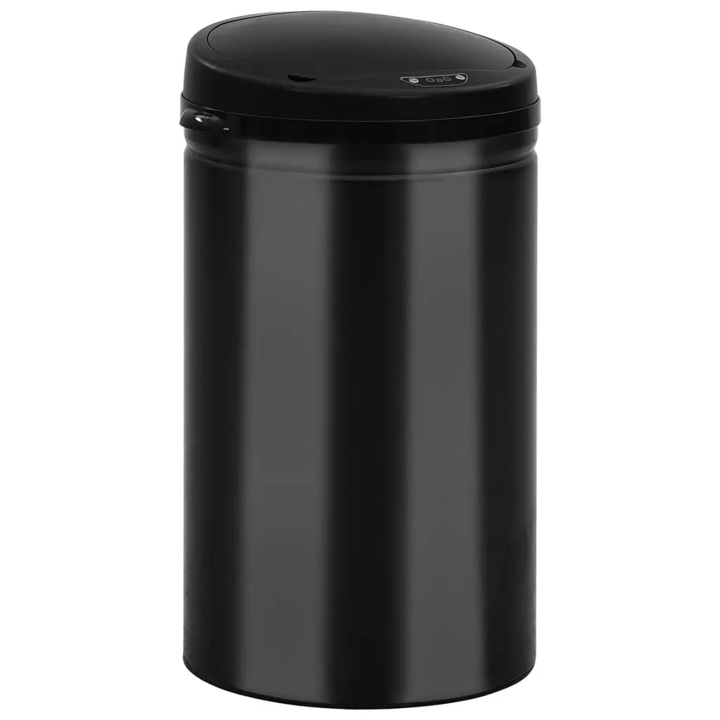 Automatic Sensor Dustbin 40 L Carbon Steel Black 322699