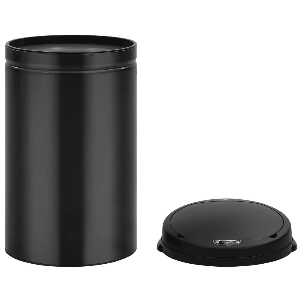 Automatic Sensor Dustbin 40 L Carbon Steel Black 322699