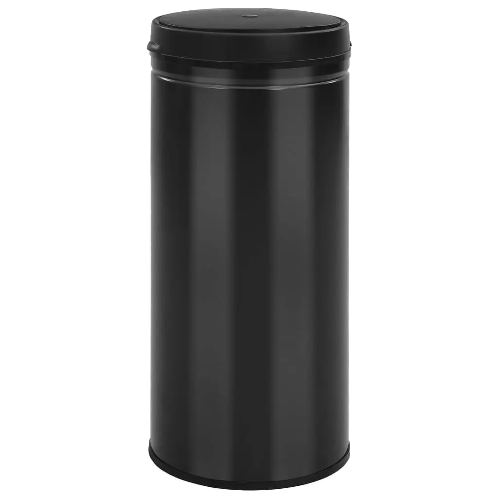 Automatic Sensor Dustbin 80 L Carbon Steel Black 322703