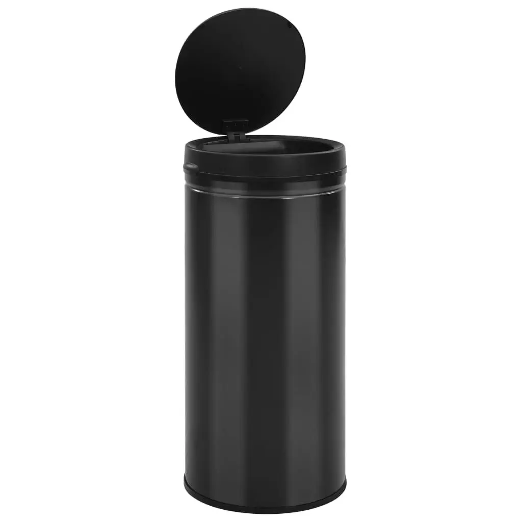 Automatic Sensor Dustbin 80 L Carbon Steel Black 322703