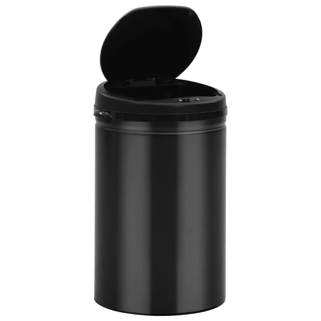 Automatic Sensor Dustbin 30 L Carbon Steel Black 322698