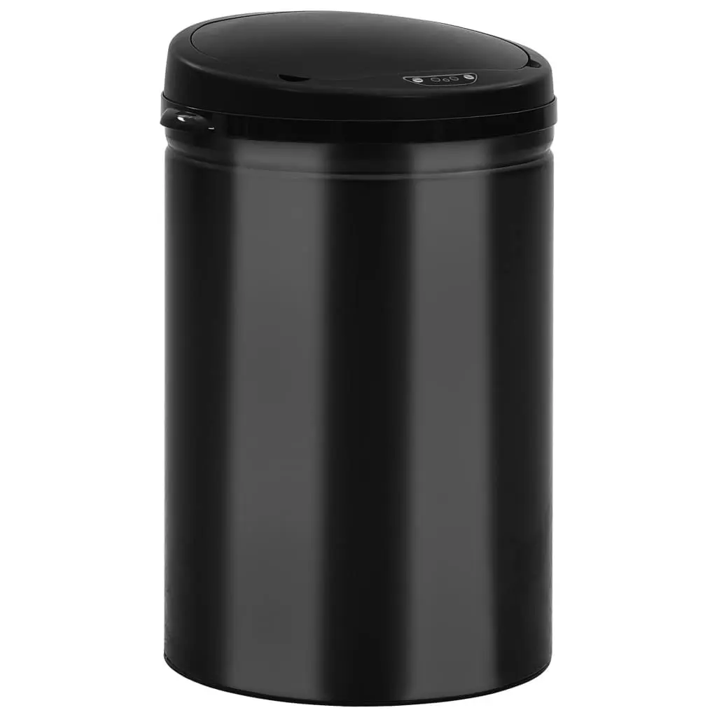 Automatic Sensor Dustbin 30 L Carbon Steel Black 322698