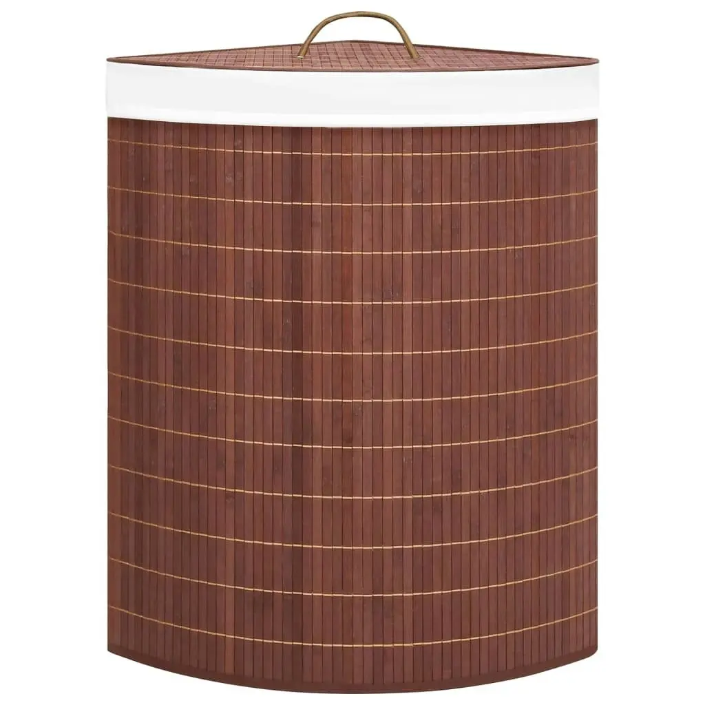 Bamboo Corner Laundry Basket Brown 60 L 320760