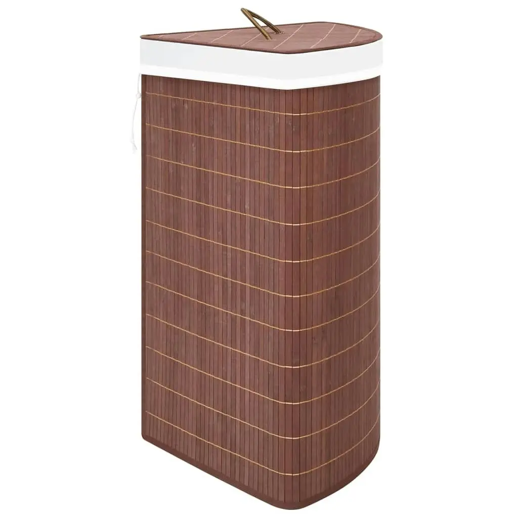 Bamboo Corner Laundry Basket Brown 60 L 320760