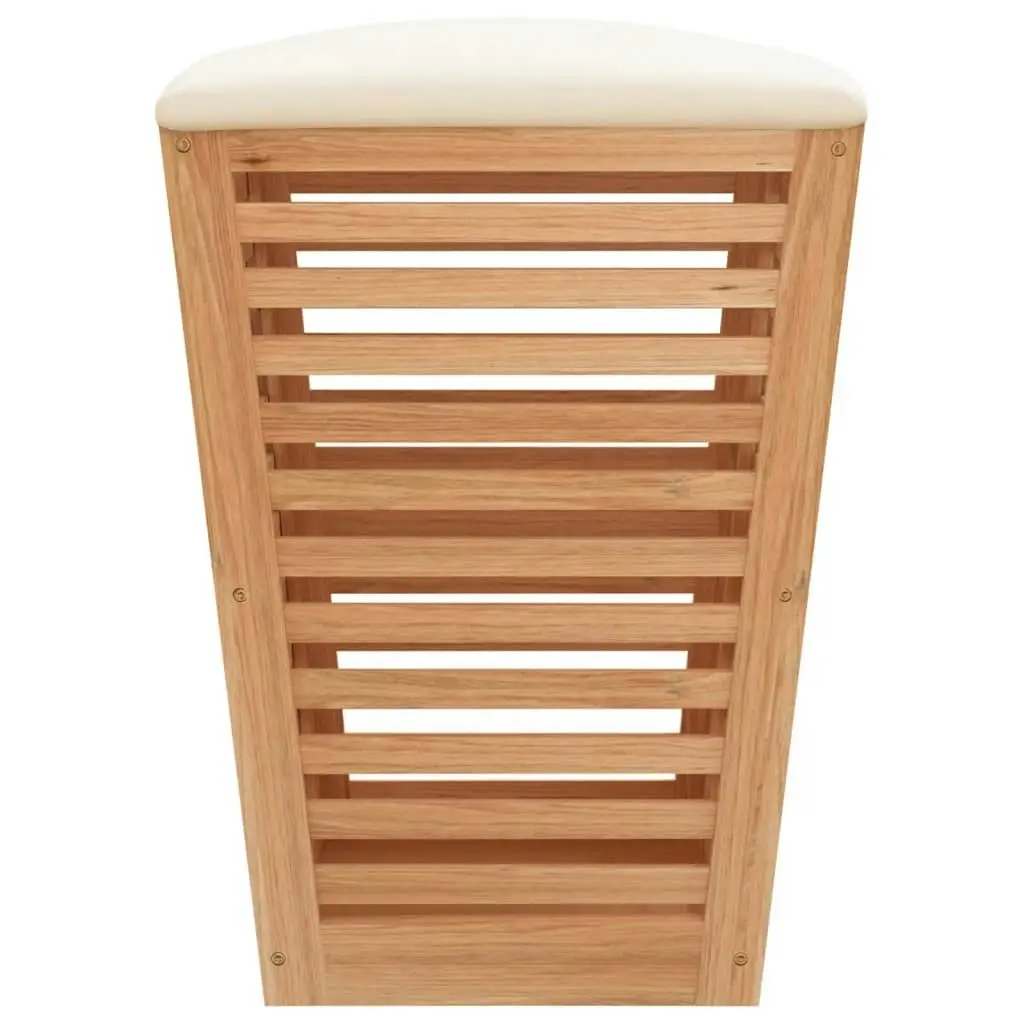 Bathroom Stool 40.5x40.5x56 cm Solid Wood Walnut 350352