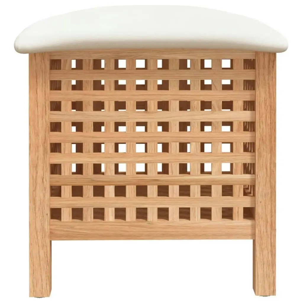 Bathroom Stool 48x47.5x52 cm Solid Wood Walnut 350350