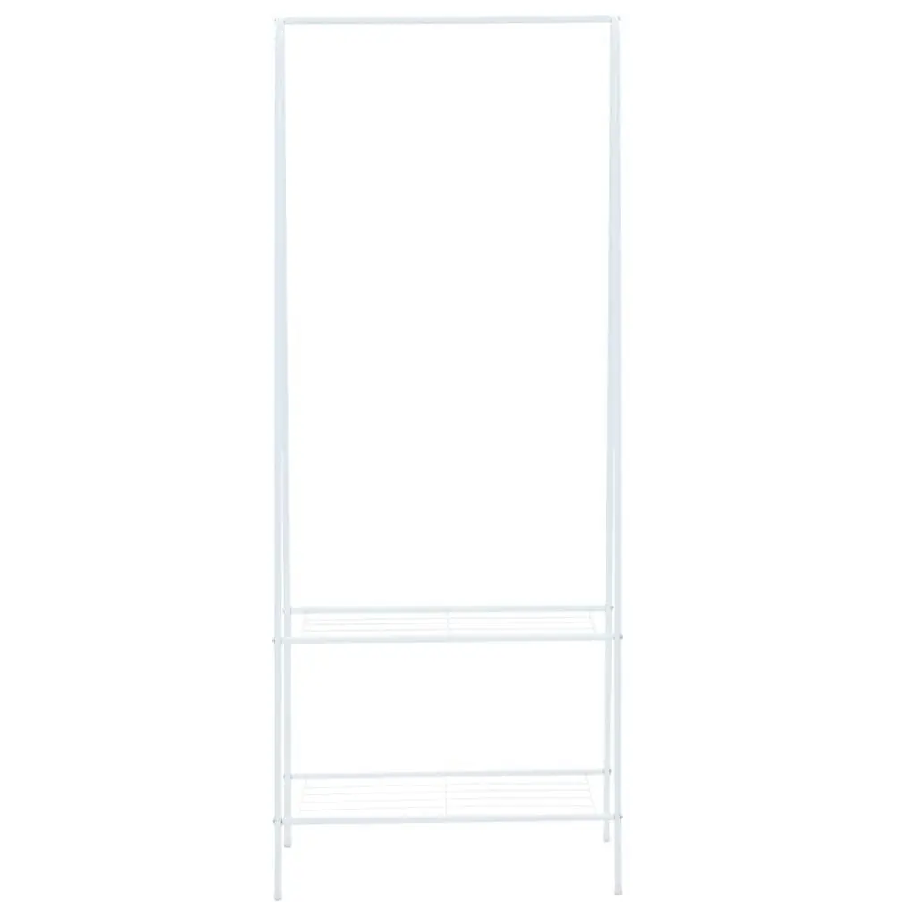 Clothes Rack 59x35x150 cm White 246725