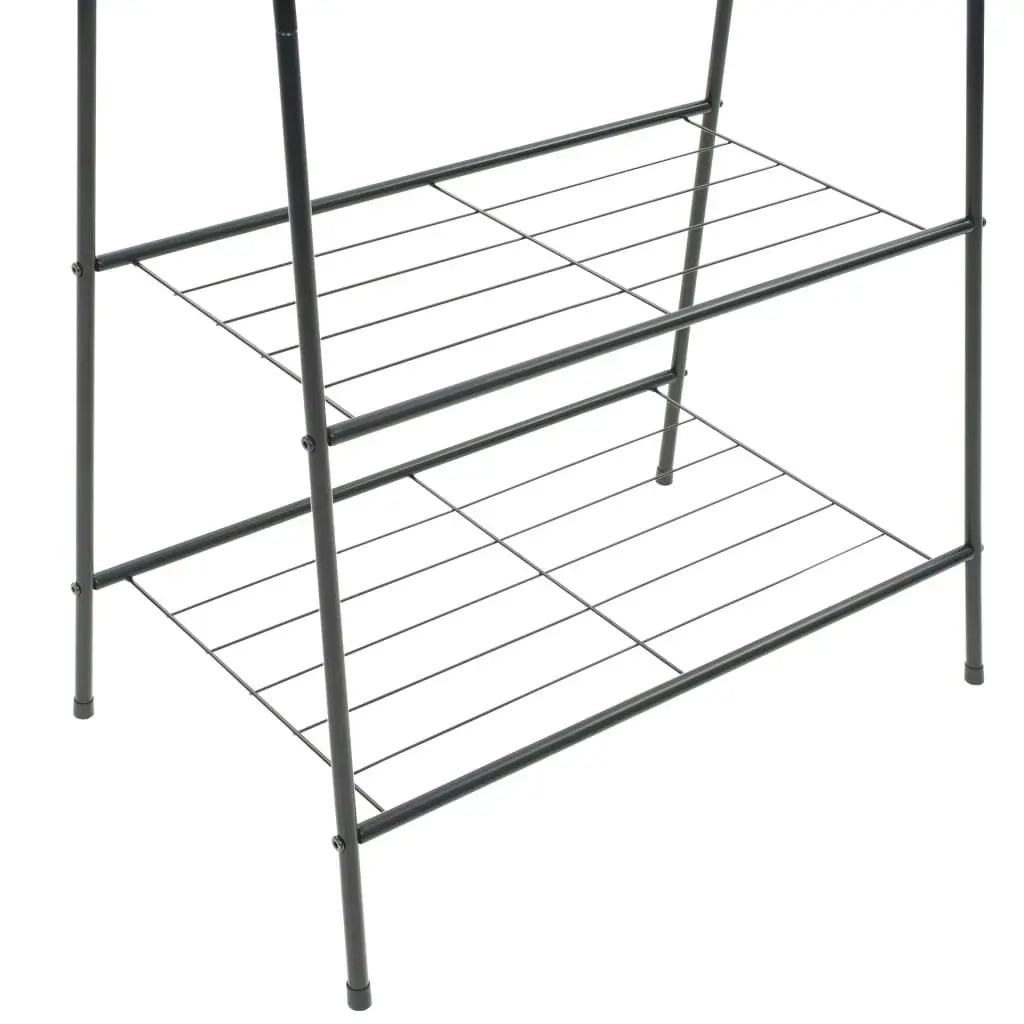 Clothes Rack 59x35x150 cm Black 246724