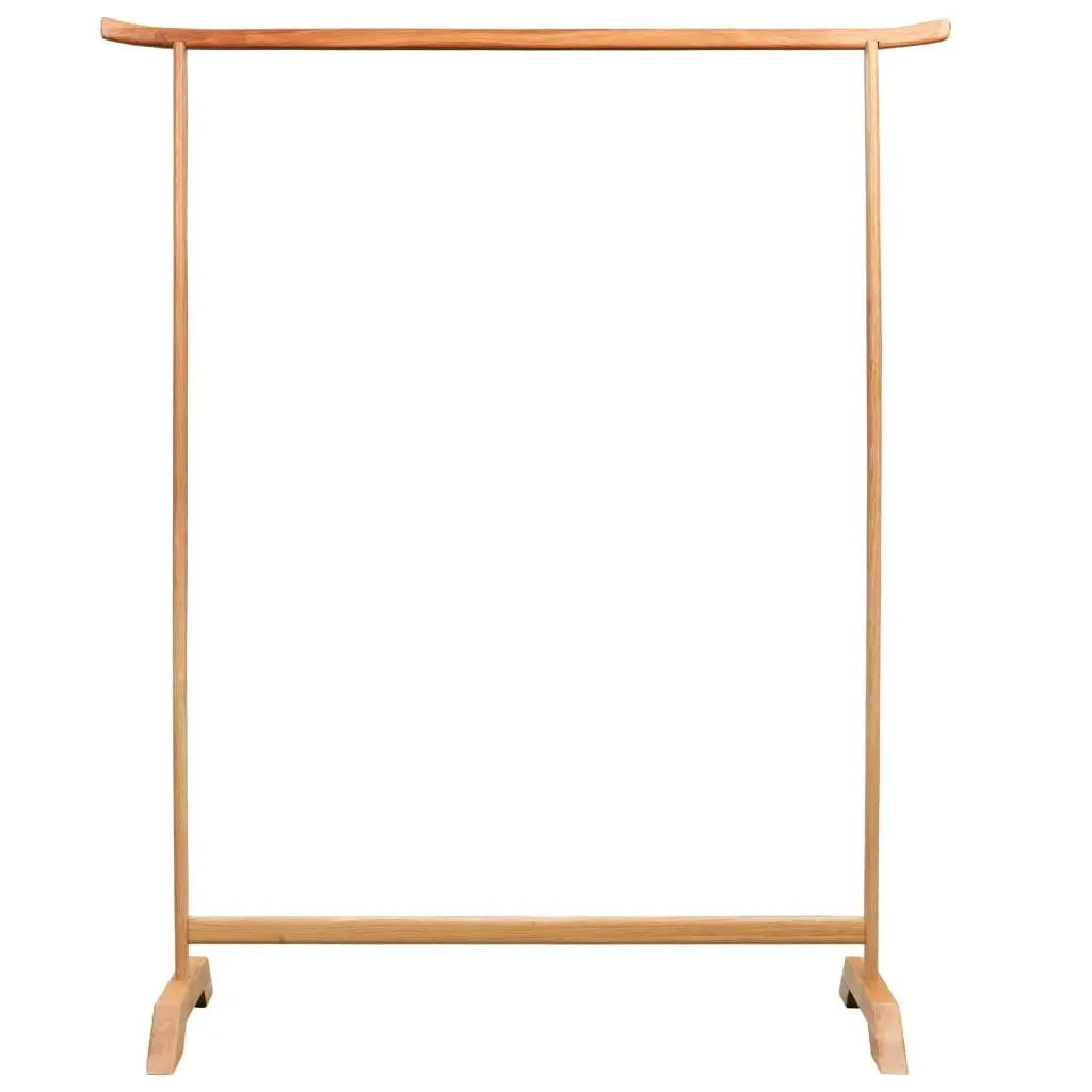 Clothes Rack 125x175 cm Solid Oak Wood 247045