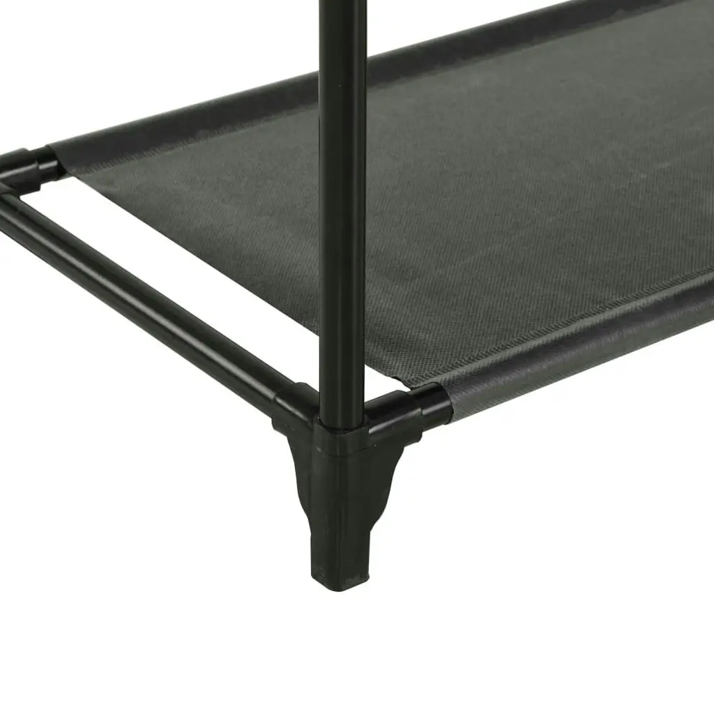 Clothes Rack Steel and Non-woven Fabric 55x28.5x175 cm Black 245742