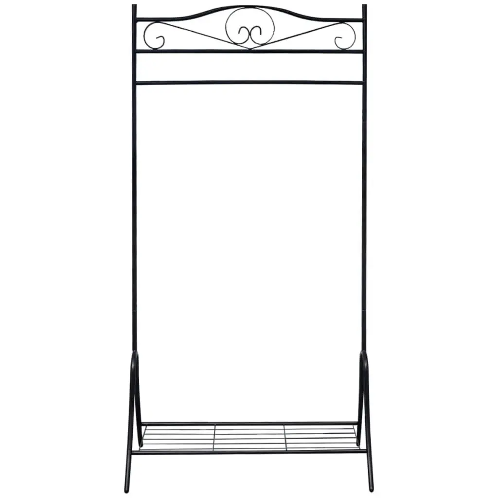 Clothing Rack Black Steel 243000