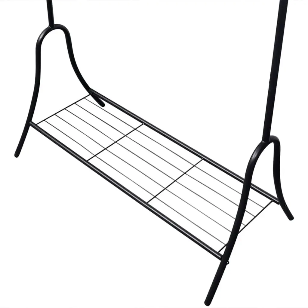 Clothing Rack Black Steel 243000