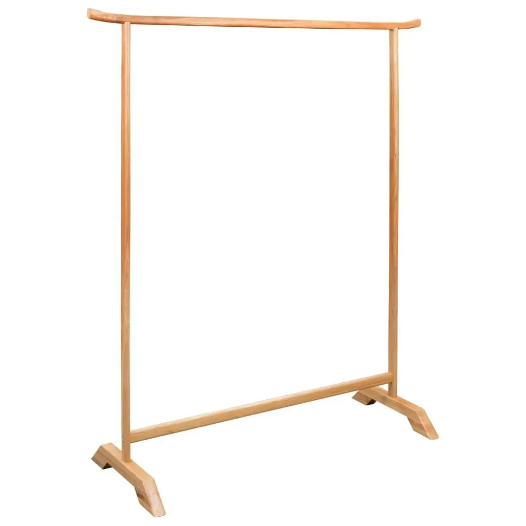 Clothes Racks 2 pcs Solid Oak Wood 247047