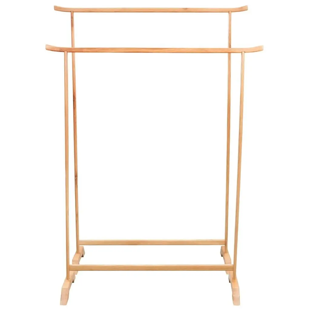 Clothes Racks 2 pcs Solid Oak Wood 247047