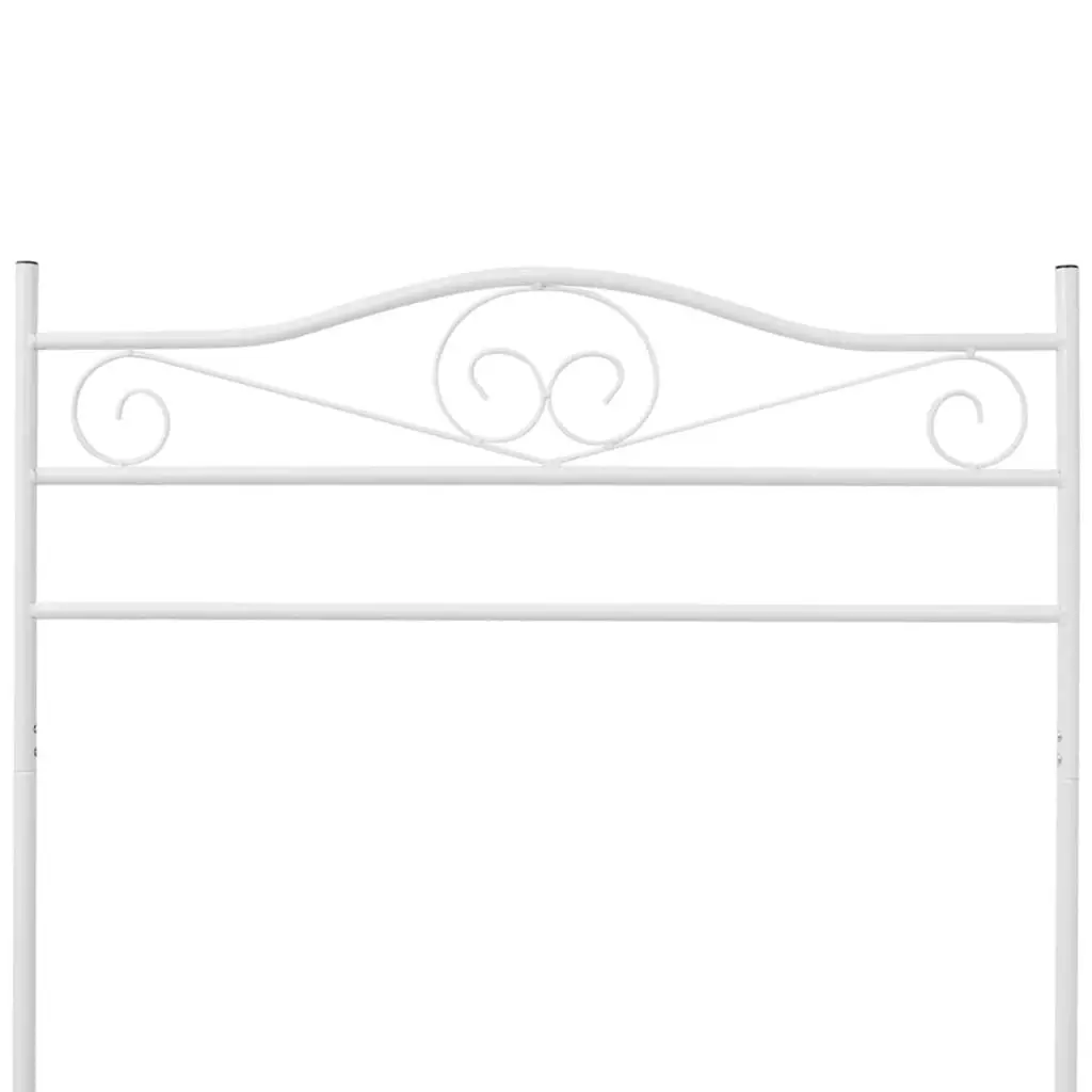 Clothing Rack White Steel 242999