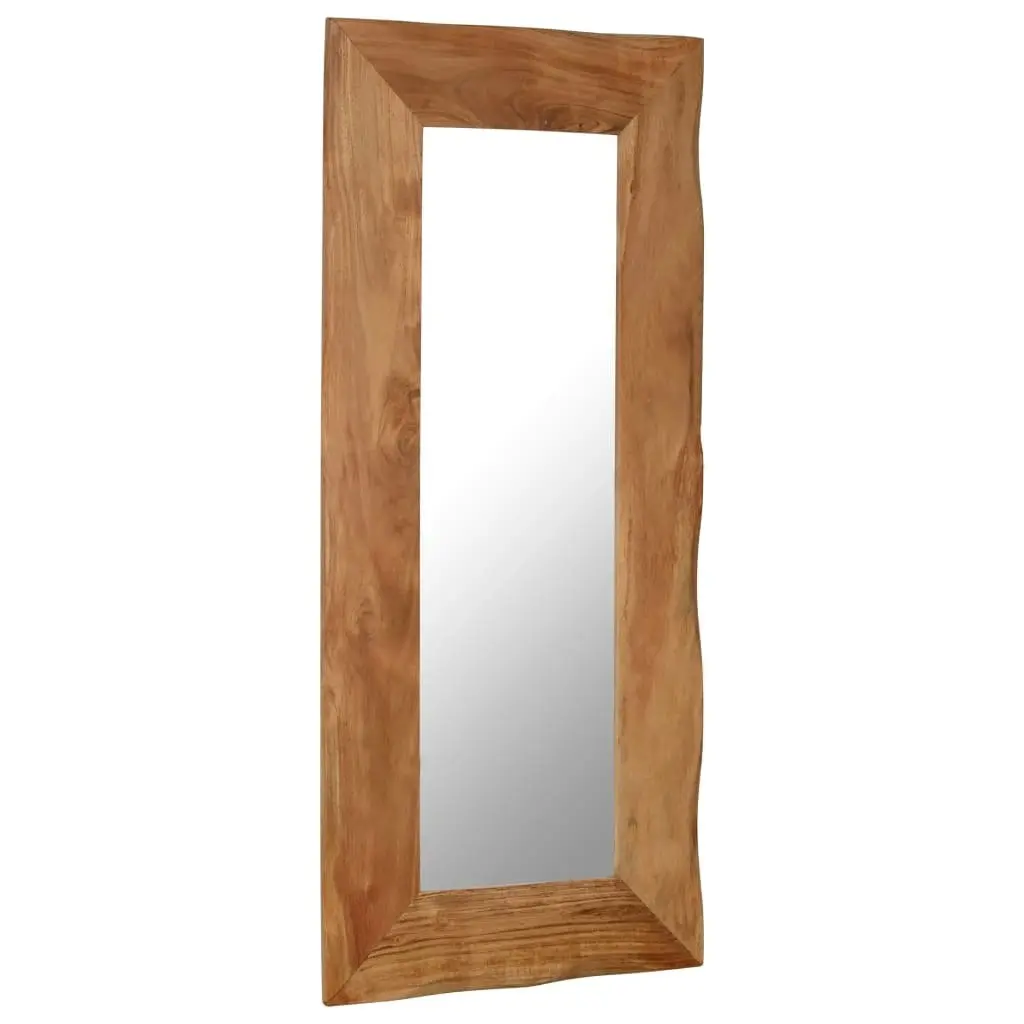 Cosmetic Mirror 50x110 cm Solid Acacia Wood 246269