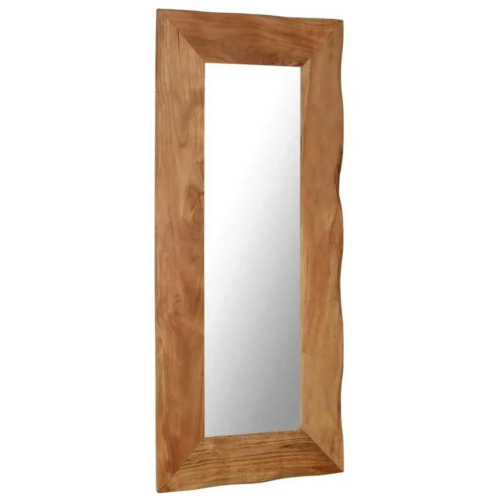 Cosmetic Mirror 50x110 cm Solid Acacia Wood 246269